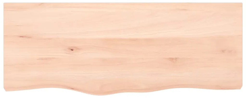Tampo de mesa 100x40x(2-4) cm carvalho maciço não tratado
