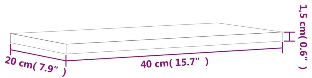 Prateleiras de parede 4pcs derivados de madeira cinzento sonoma