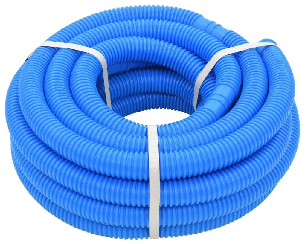 vidaXL Mangueira de piscina azul 32 mm 12,1 m
