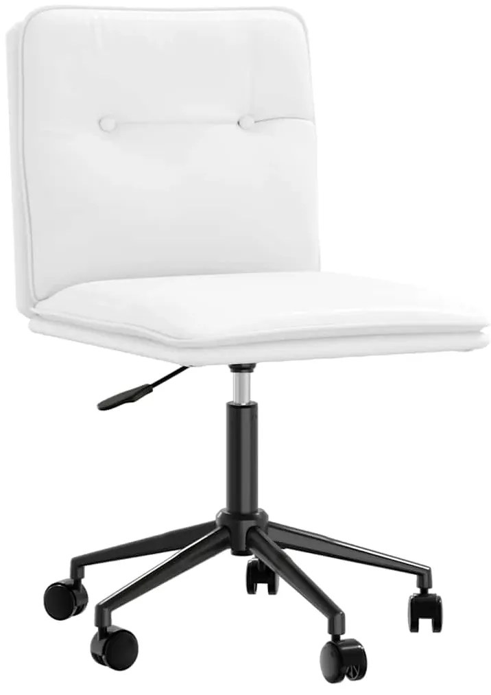 Cadeiras de jantar 2 pcs couro artificial branco