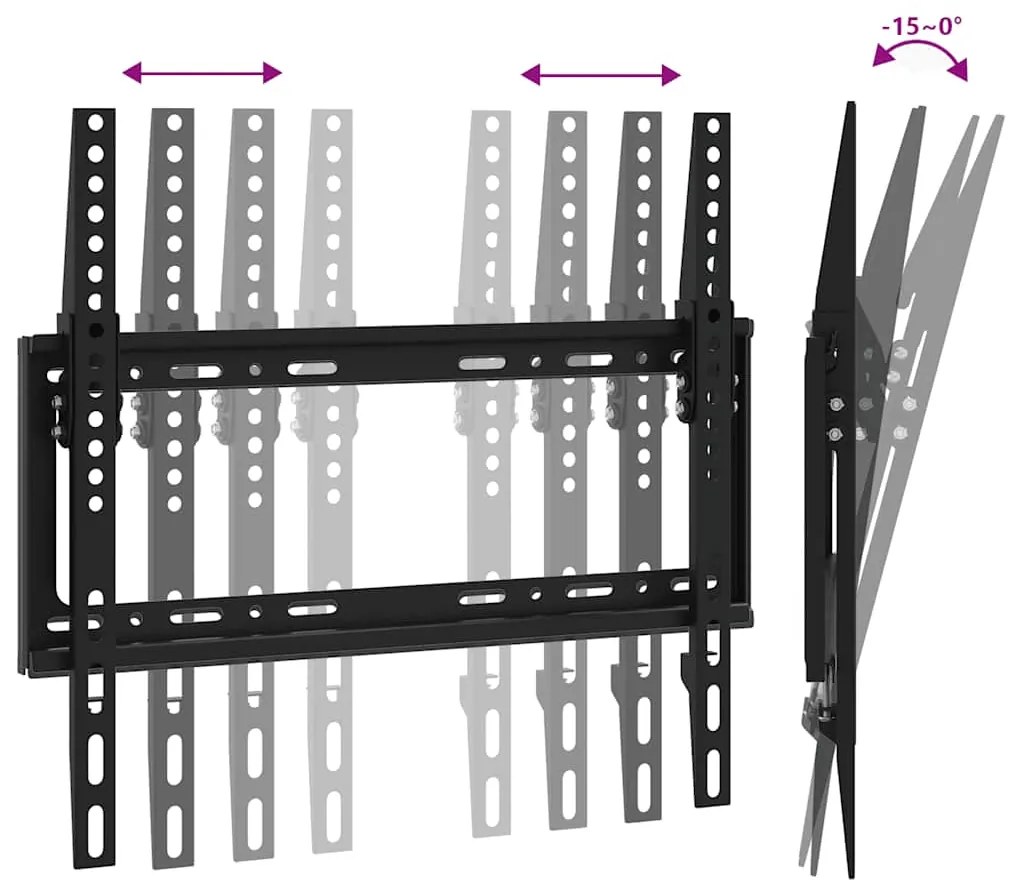 Suporte de parede p/ TV ecrãs de 26-63" Max VESA 400x400mm 40kg