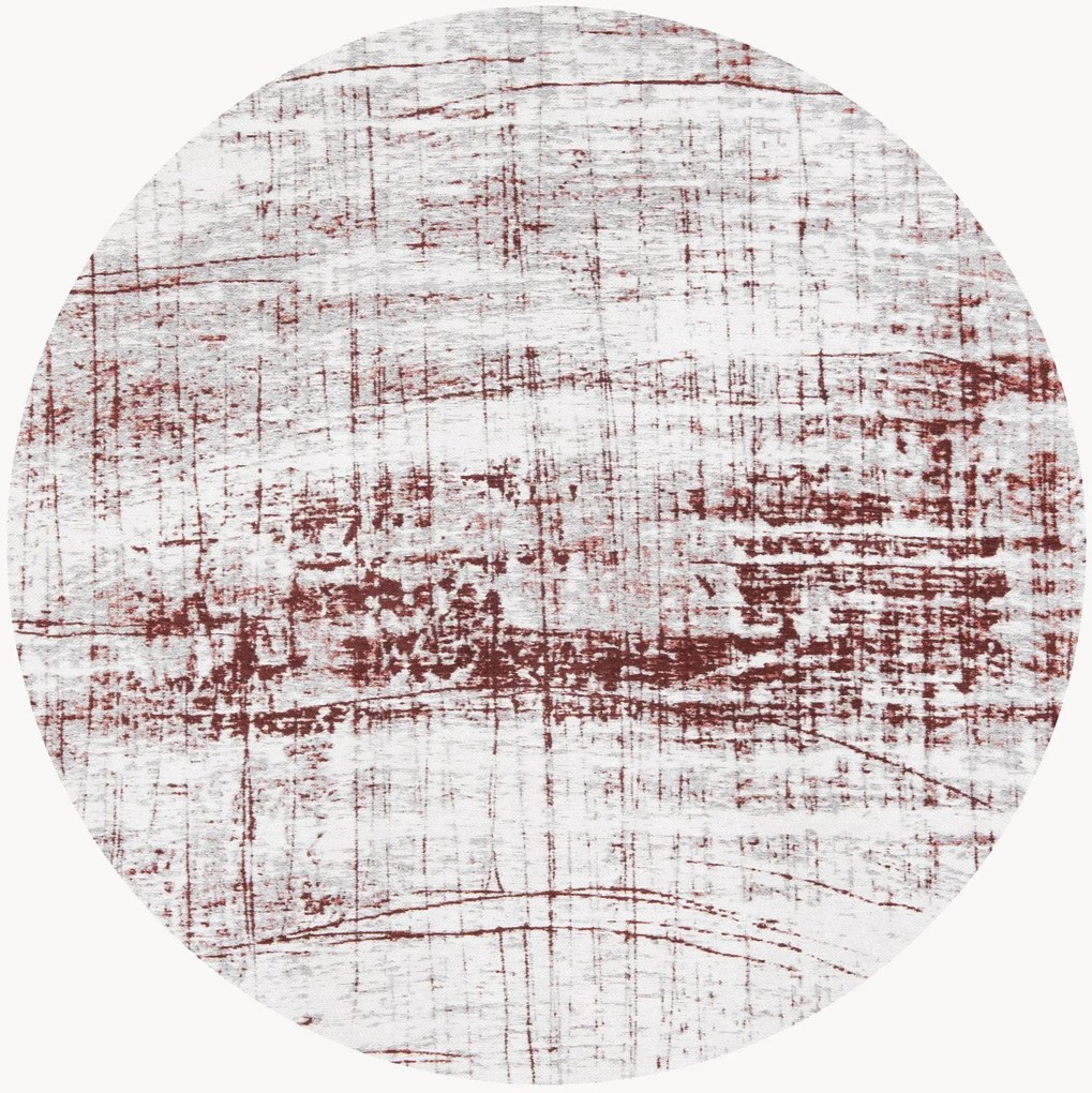 Tapete redondo lavável em jacquard para interior e exterior Griff