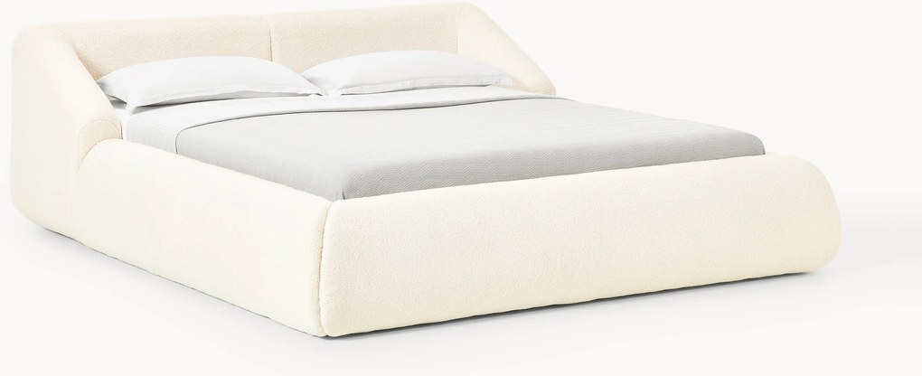 Cama estofada em teddy Sofia