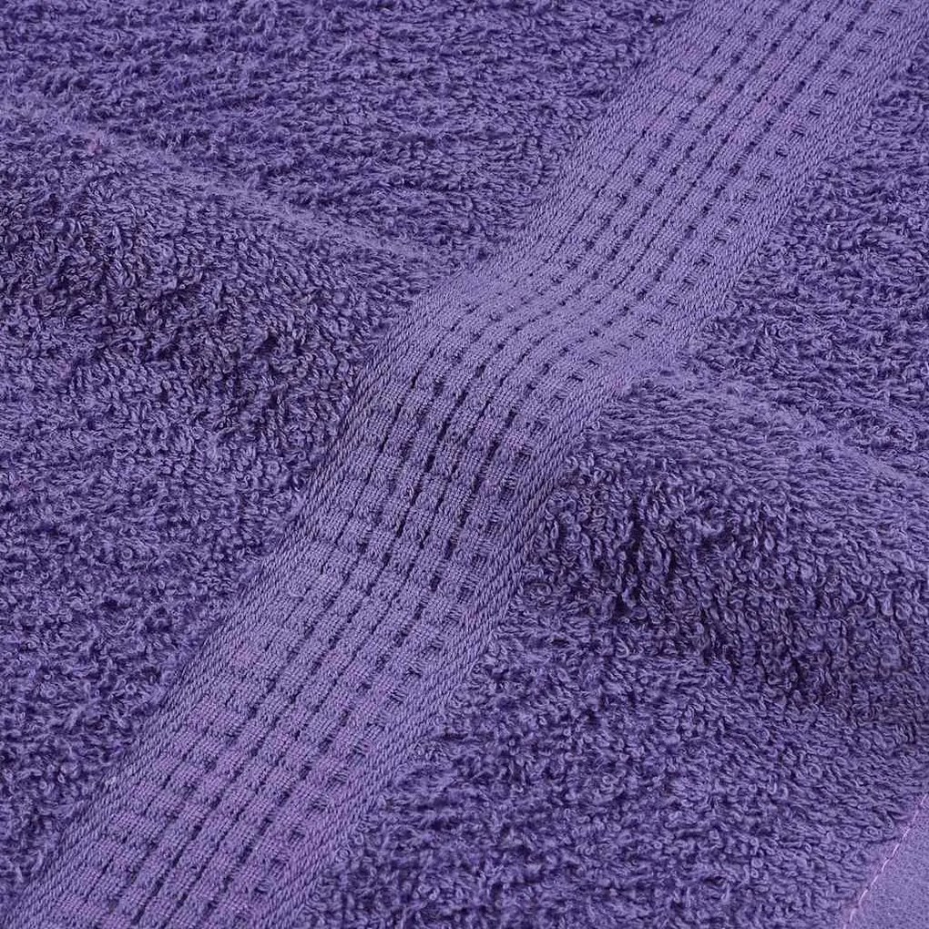 Toalhas 10 pcs 100x200 cm 360 gsm 100% algodão roxo