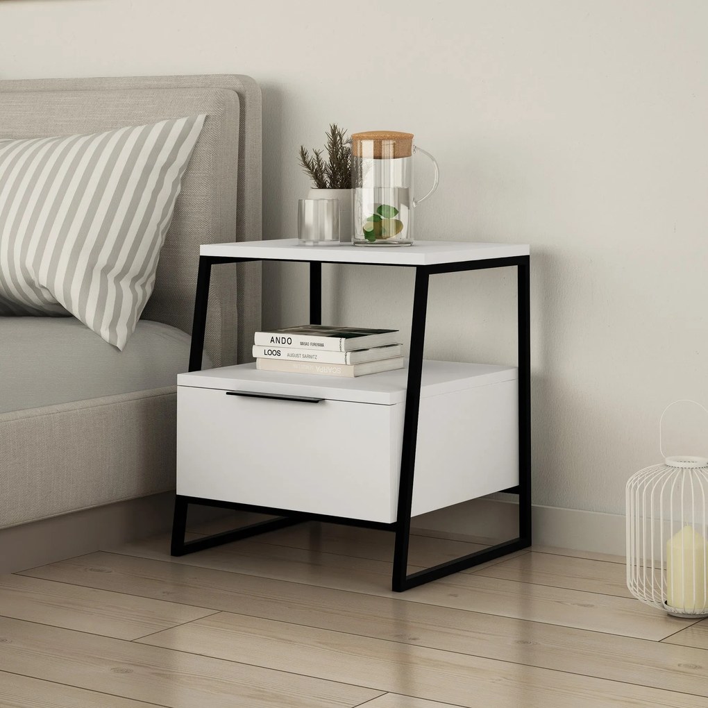 Secretária de Estudo e Estante Box – Nogueira e Creme – Secretária: 12