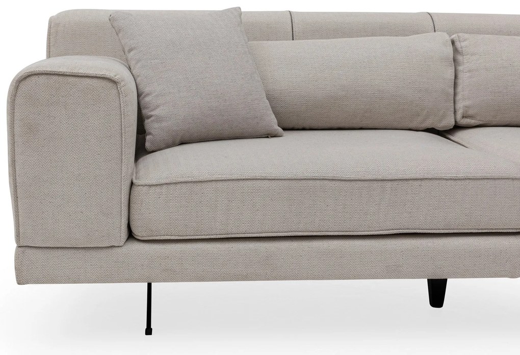 Sofá de Canto Jivago – Bege – 308 x 198 cm