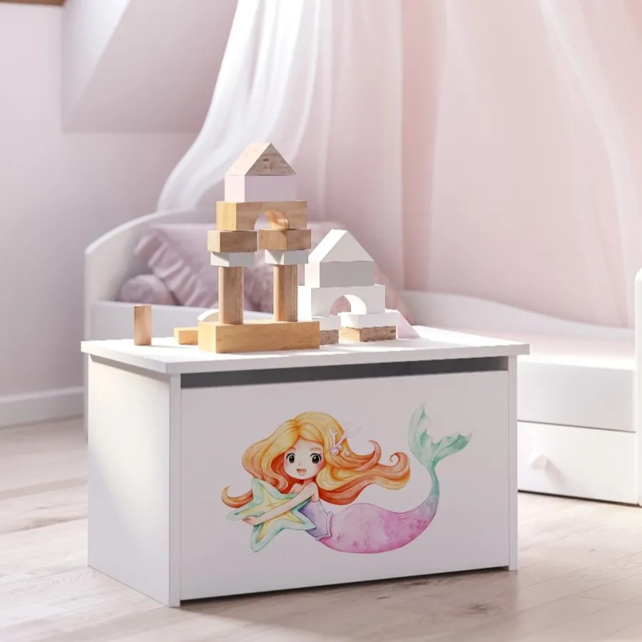 Báu de brinquedos branco Daria - sereia