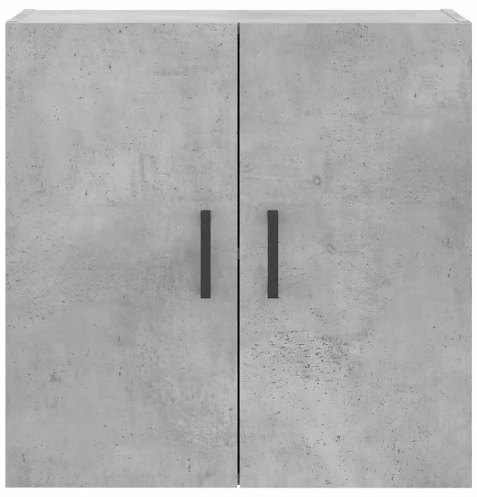Armário parede 60x31x60cm derivados de madeira cinzento cimento
