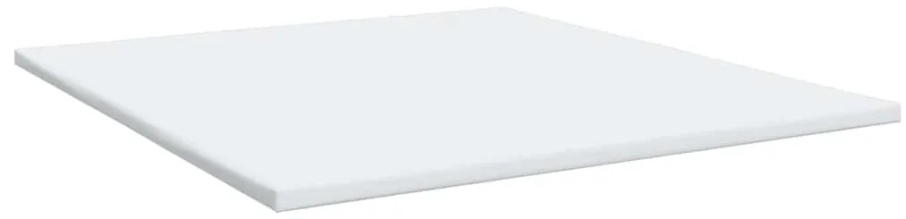 Cama com molas/colchão 200x200 cm veludo cinzento-claro