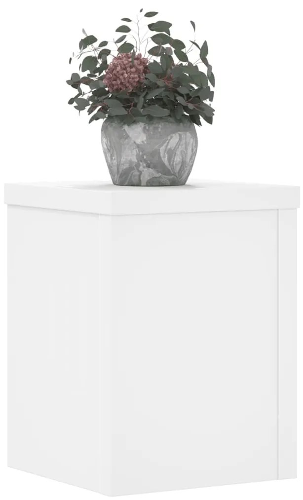 Suportes p/ plantas 2 pcs 15x15x20 cm derivados madeira branco