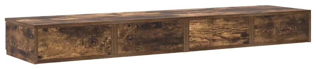 gavetas de cama Carvalho Fumado 160x36,5x16,5 cm Madeira de engenharia