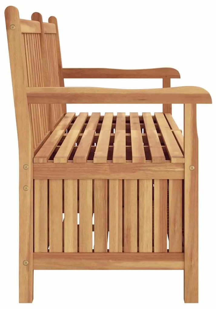 Banco de Armazenamento para Jardim Castanho 150 x 60 x 90 cm