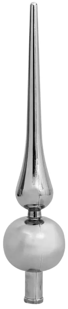 Árvore de Natal Artificial Prateado 180 cm Aço