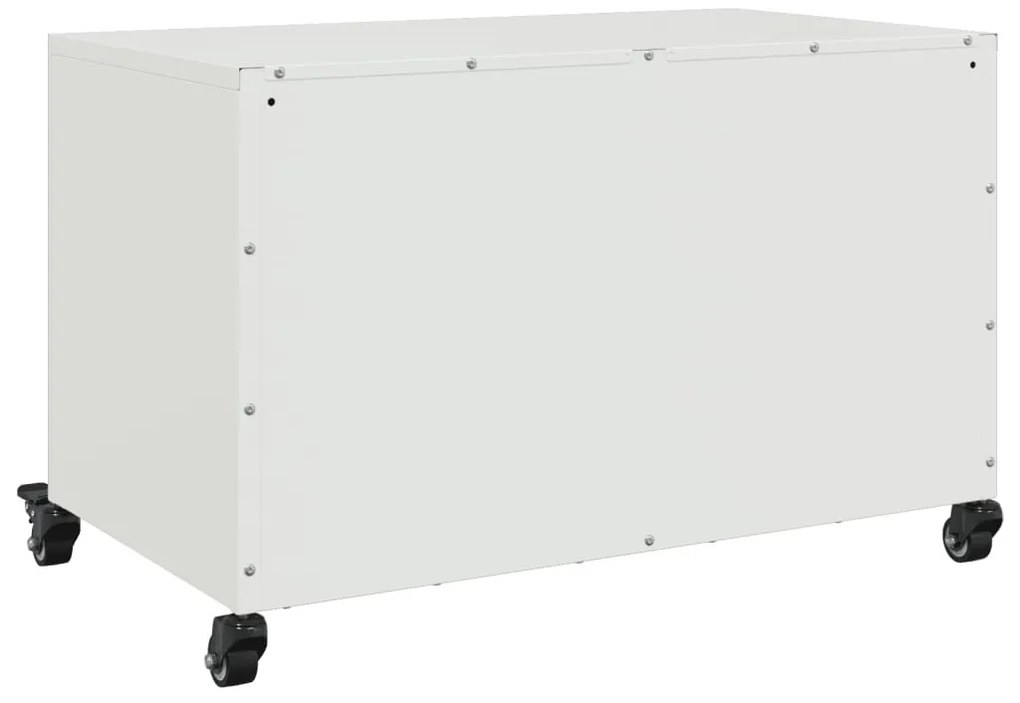 Móvel de TV 68x39x43,5 cm aço branco