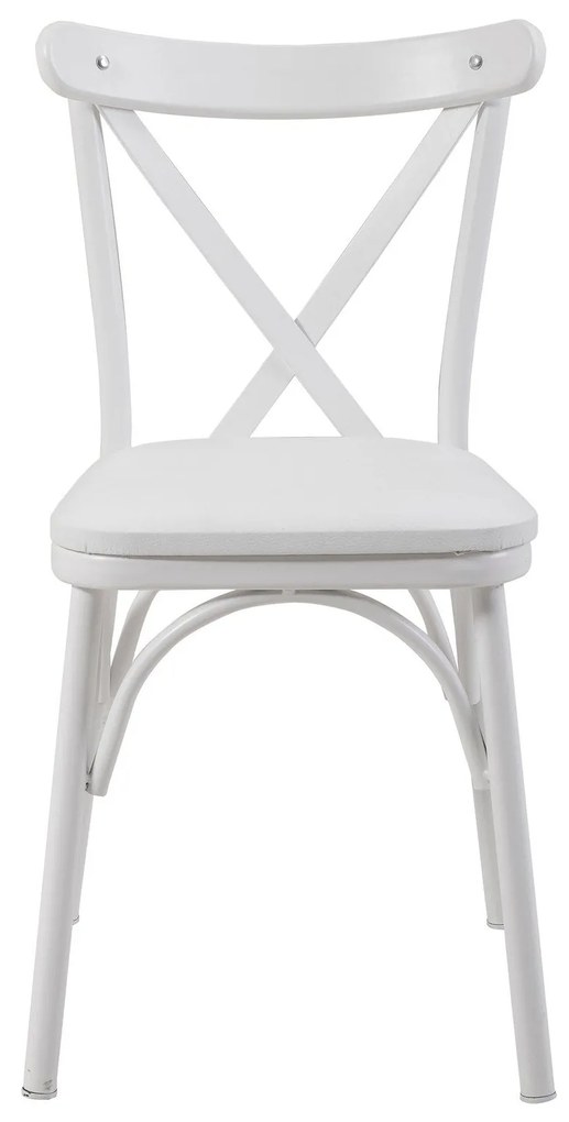 Conjunto de Mesa de Jantar Extensível Oliver – Branco – Mesa: 120x77x7