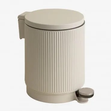 Lixeira Com Pedal Midler 5l Gardénia Branco - Sklum
