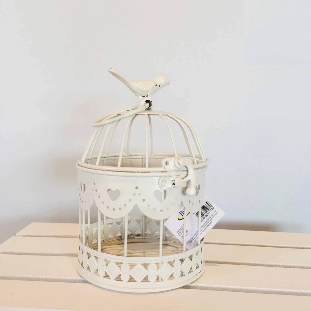Gaiolas Decorativas Brancas - Menor