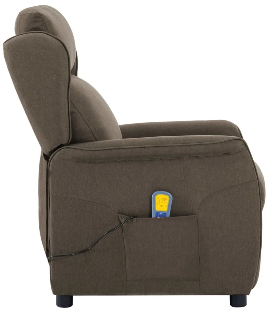 Cadeira de Massagem em Tecido Taupe