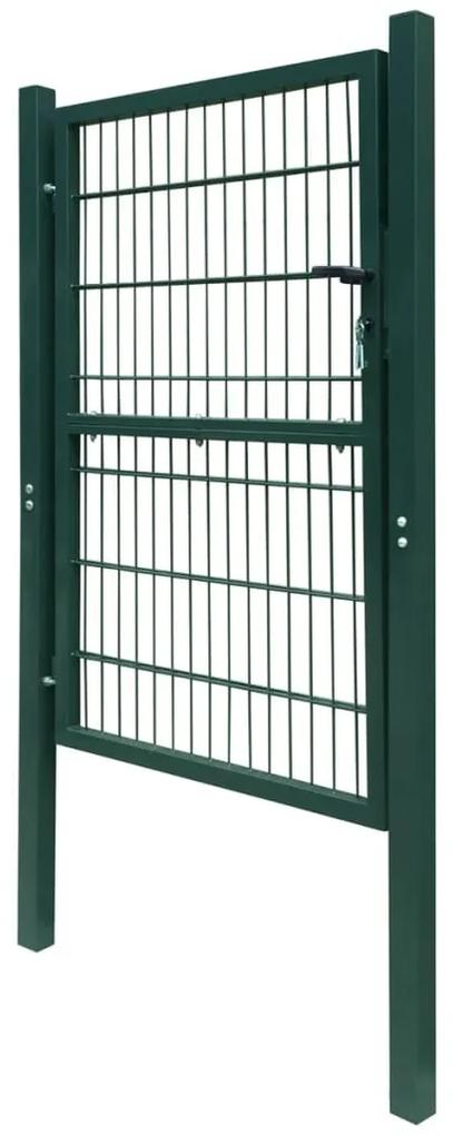 Portão de cerca (individual) 2D 106x190 cm verde