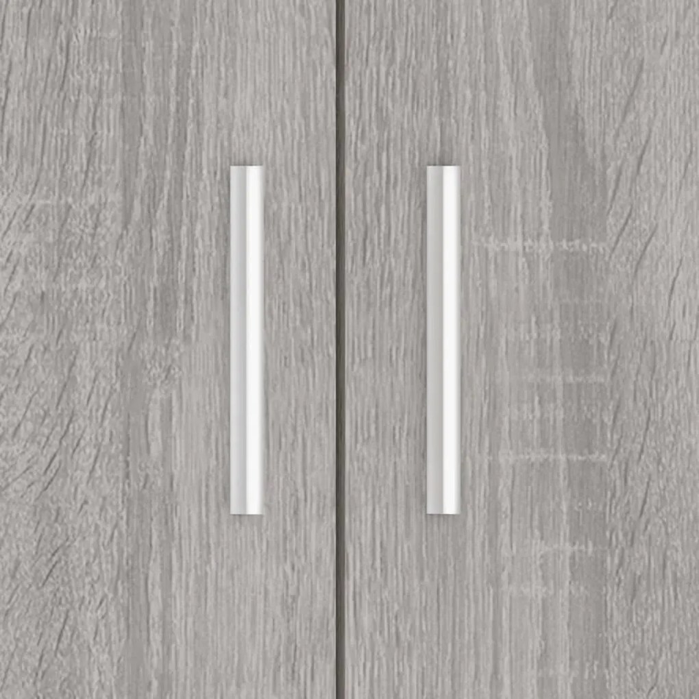 Suporte de aquário 81x36x73cm derivados de madeira cinza sonoma
