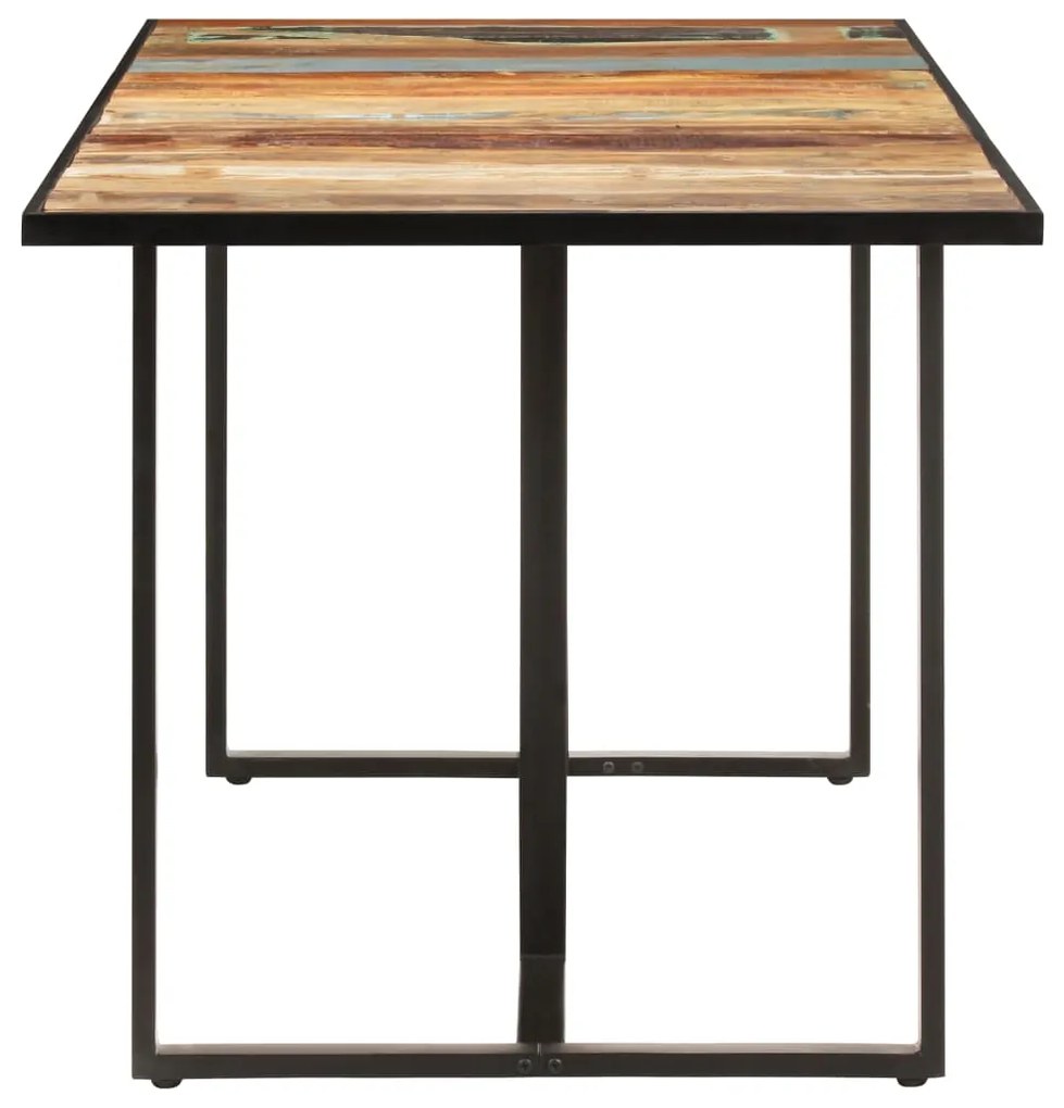 Mesa de jantar 180 cm madeira recuperada maciça