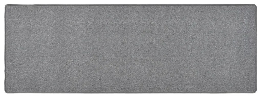 Tapete/passadeira 80x250 cm cinzento-escuro