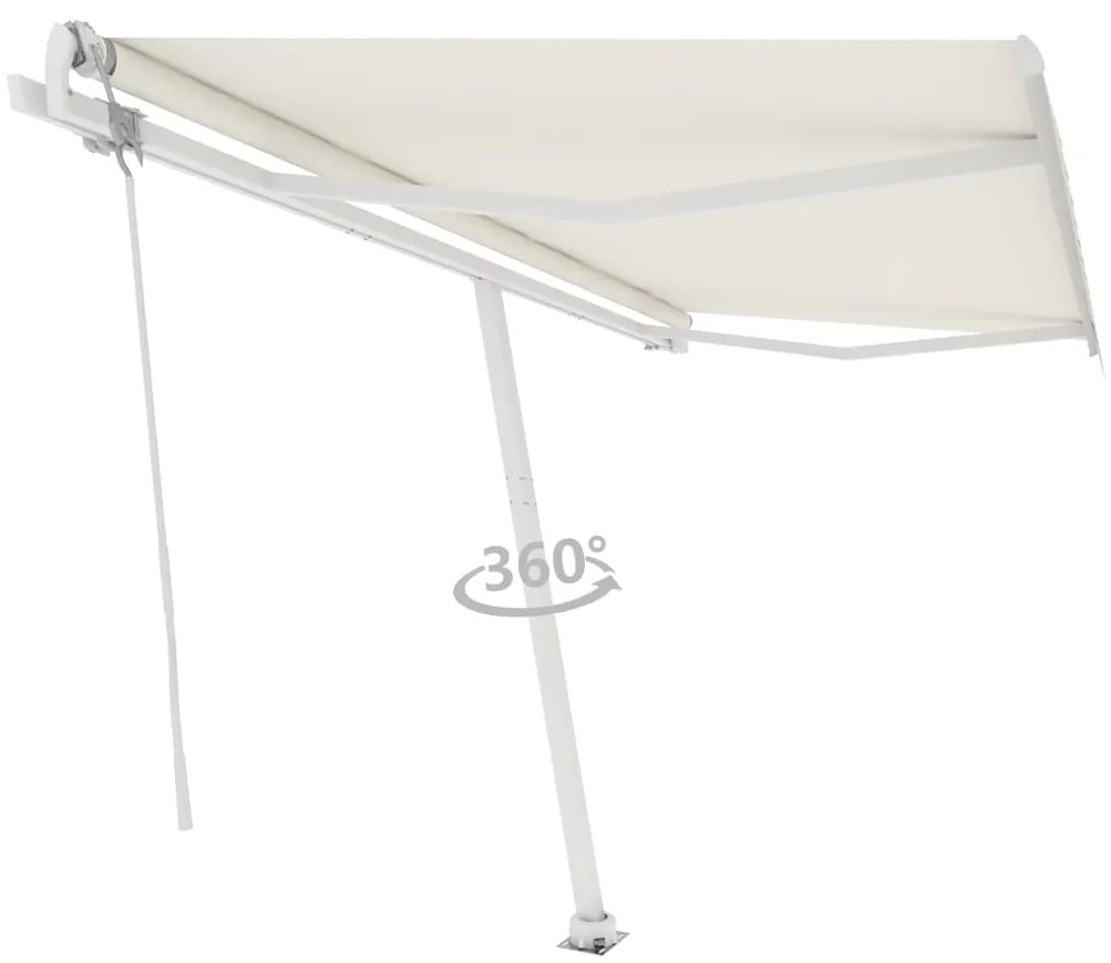 Toldo automático independente 450x300 cm cor creme