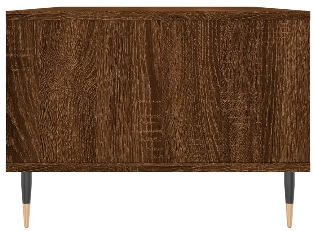 Mesa de centro 90x50x36,5cm derivados madeira carvalho castanho
