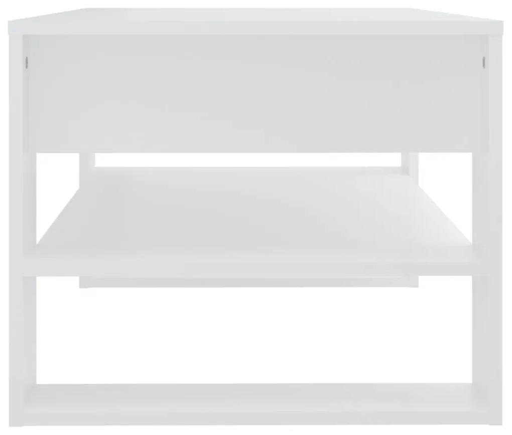 Mesa de centro 102x55x45 cm madeira processada branco