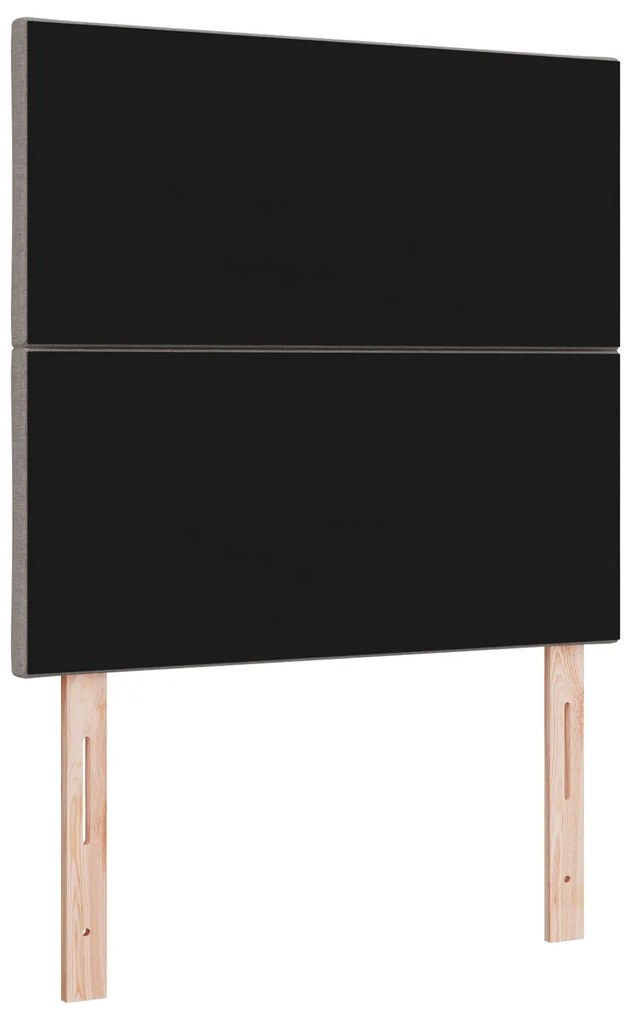 Cabeceira Design Blocos de Diamante Taupe 90 cm Tecido, vidaXL Cabecei