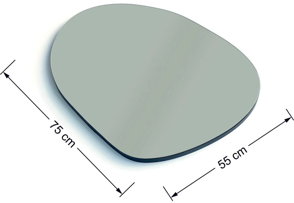 Espelho Gusto – Preto – 55 cm x 75 cm x 2,2 cm