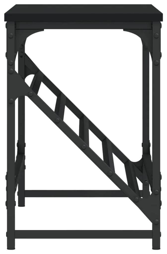 Sapateira Escada - Cor Preta - 90x30x45 cm -  Derivados de Madeira e E