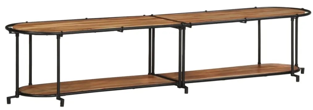 Móvel de TV 200x42x40 cm madeira de acácia maciça