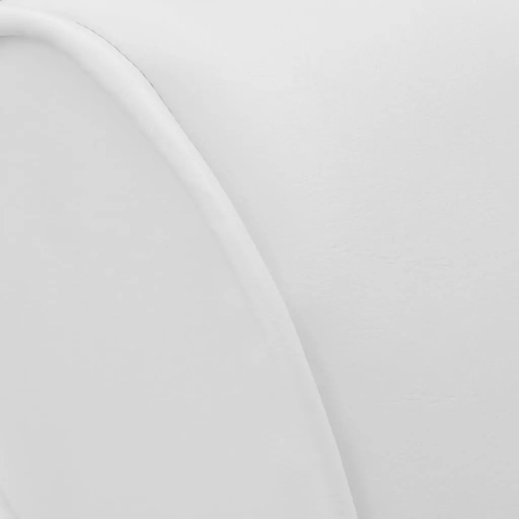 Chaise longue couro artificial branco