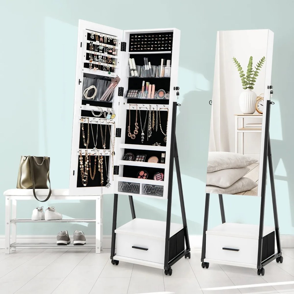 Conjunto de 2 cadeiras de jantar giratórias ajustáveis ​​com encosto ergonômico para cozinha - Café