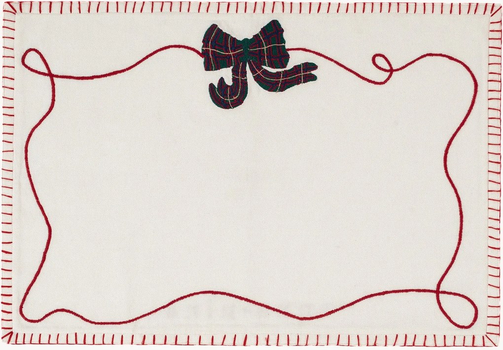 Individual de mesa de Natal Wrapped Up