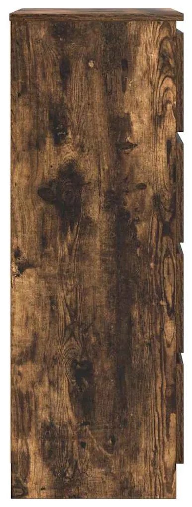 Aparador 60x35x98,5 cm madeira processada cor carvalho fumado