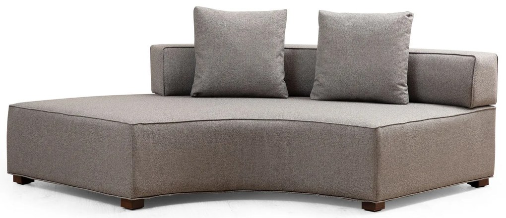 Sofá de Canto Gondol – Cinzento – 180 x 105 cm