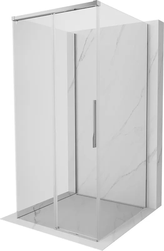 Mexen Rox-3S cabine de duche de 3 paredes de correr 90 x 90 cm, transparente, cromado - 8C2-090-090-01-00-3S