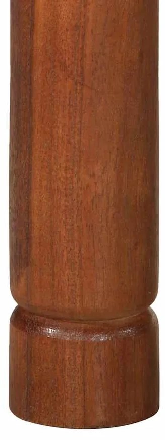 Mesa de centro 110x60x40 cm madeira maciça de acácia