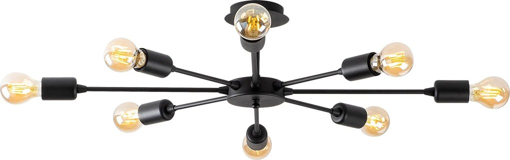 Chandelier Ray – Preto – 78 x 78 cm