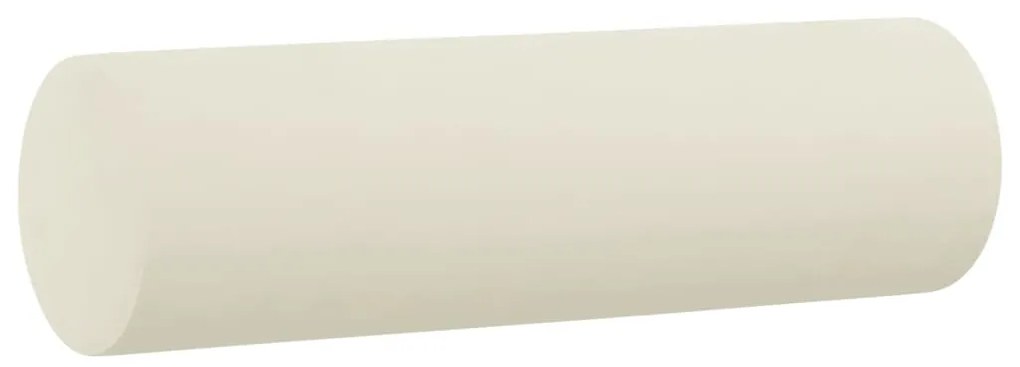 4 pcs conjunto de sofás com almofadas veludo cor creme