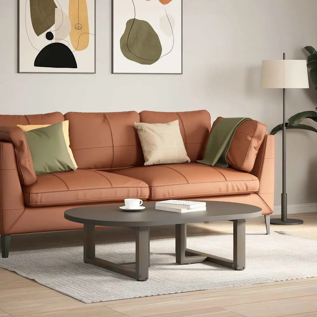 Pés para mesa de centro em forma de T, 2 peças, preto, 70x25x(30-31) c