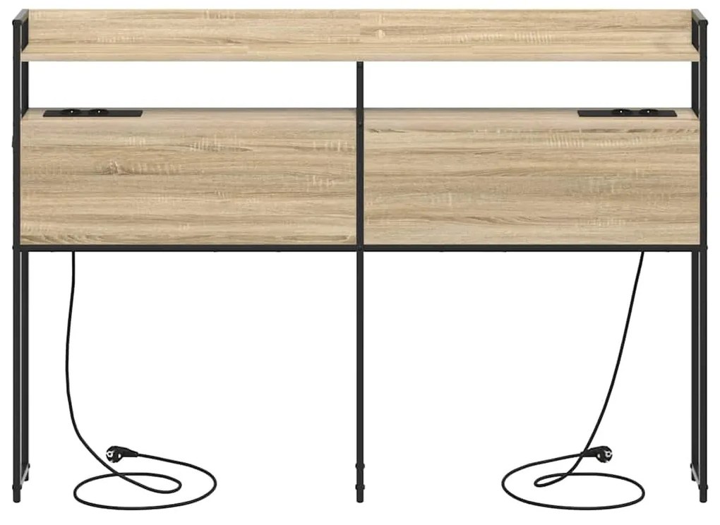 Cabeceira de armazenamento Carvalho Sonoma 150 cm