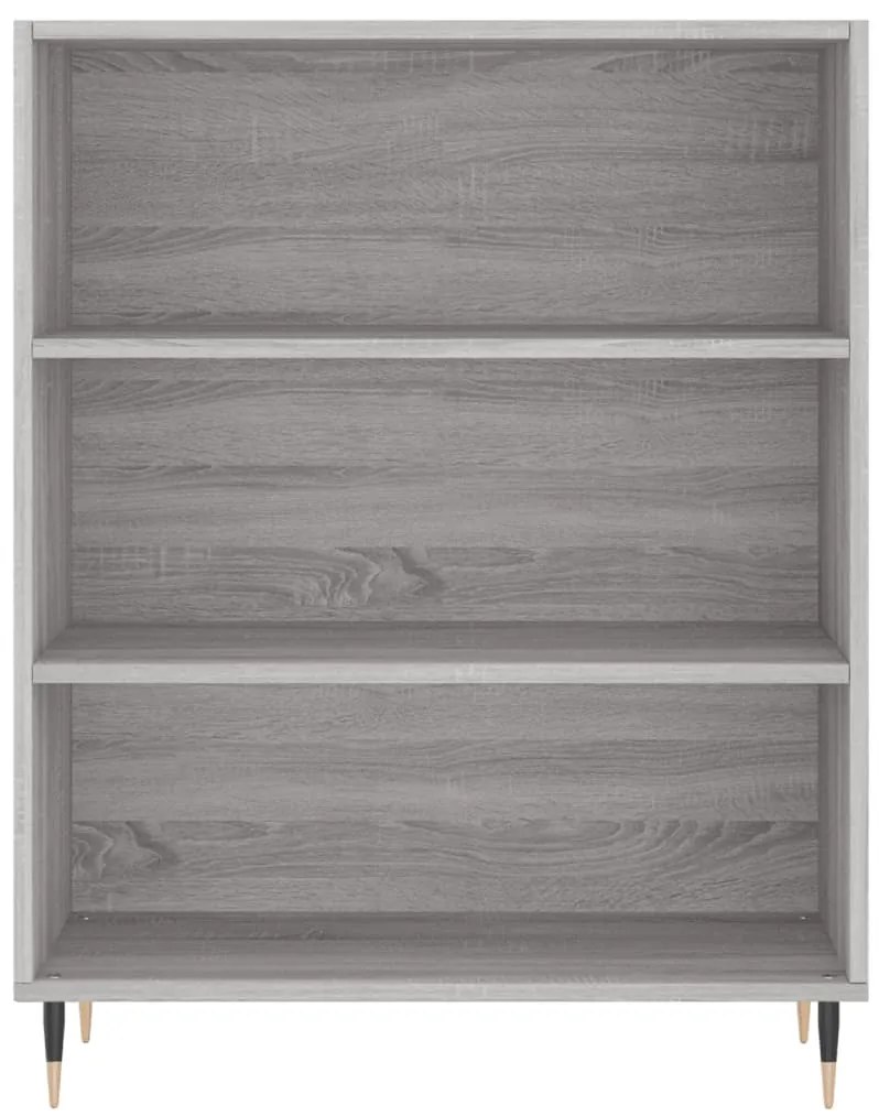 Armário alto 69,5x34x180 cm derivados de madeira sonoma cinza