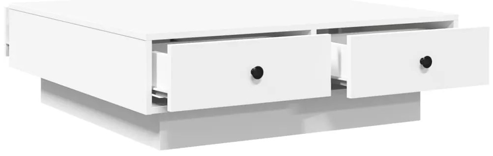 Mesa de centro 90x90x28 cm contraplacado branco
