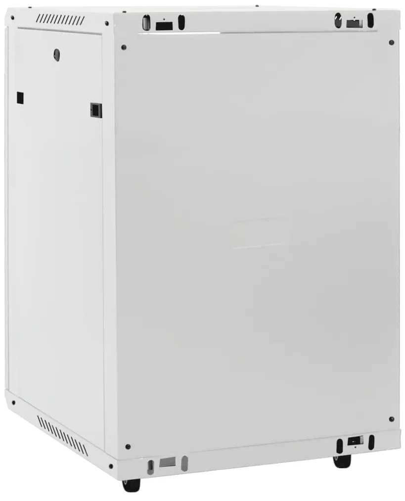 Armário bastidor 15U 19" IP20 60x45x86 cm cinzento