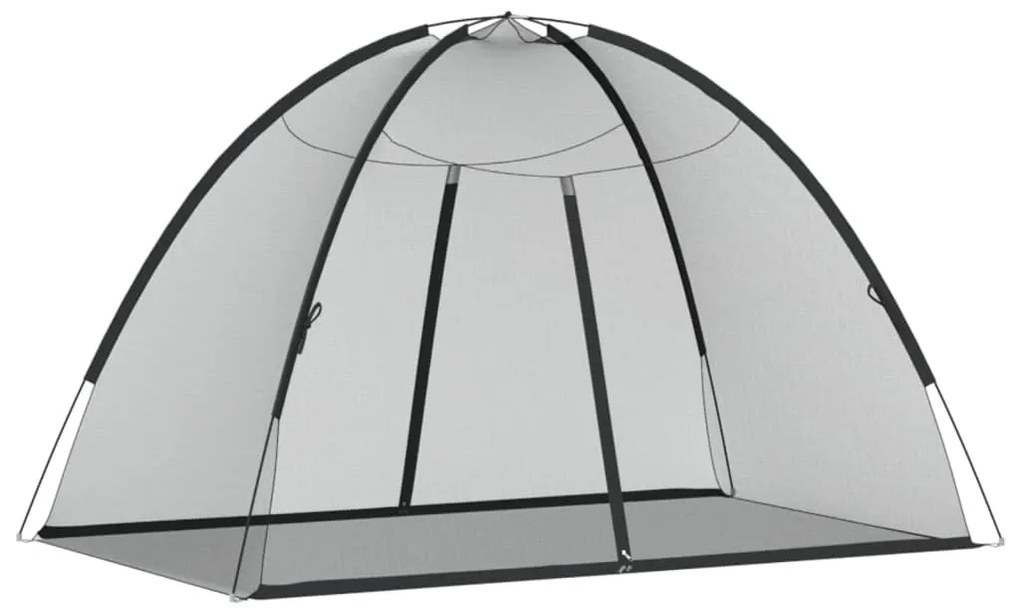 Rede mosquiteira com portas malha 220 200x120x130 cm preto
