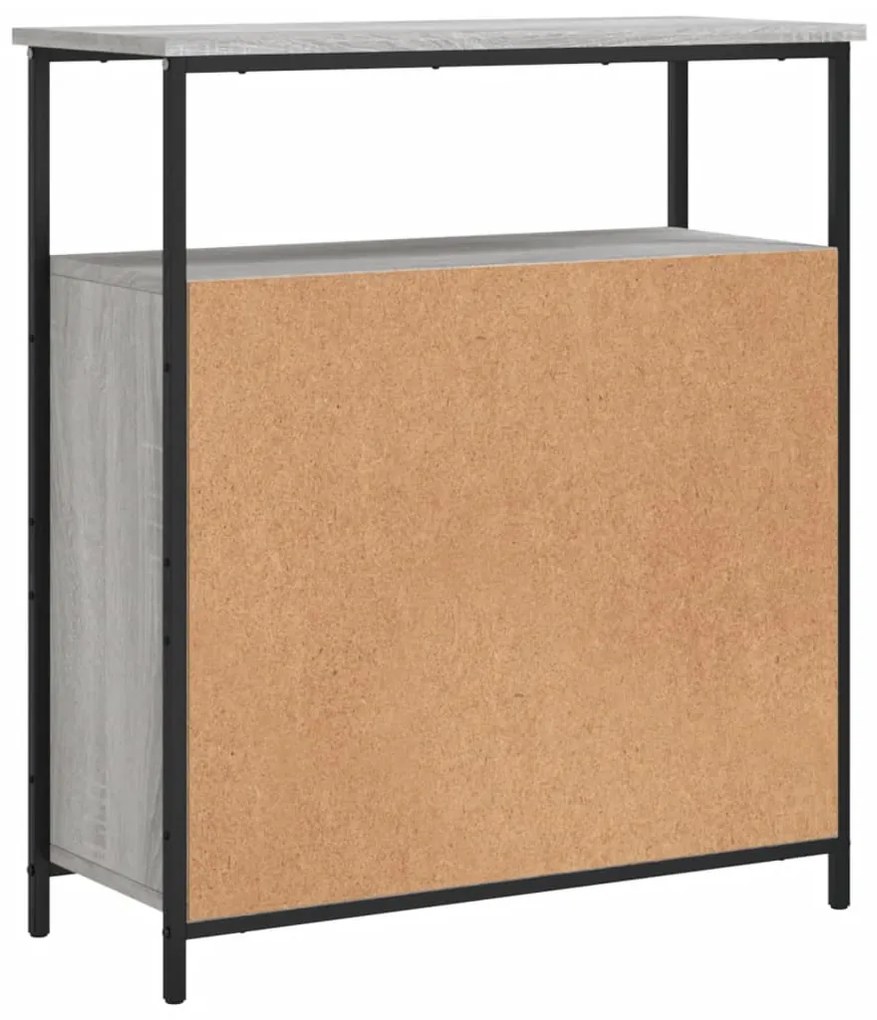Aparador 70x30x80 cm derivados de madeira cinzento sonoma