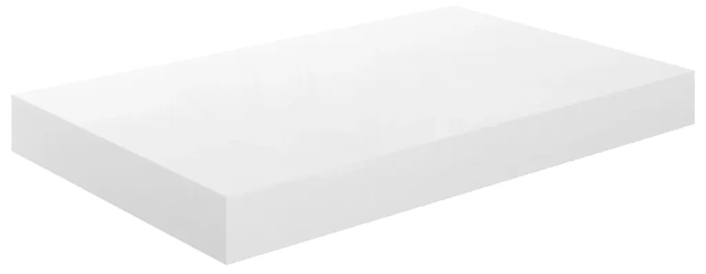 Prateleiras de parede suspensas 2 pcs 40x23x3,8cm MDF branco